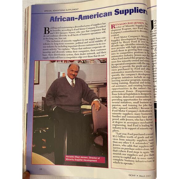 Ebony Magazine, March 2001. Annual Women's Issue, Marion Jones interview, EUC - Picture 11 of 16